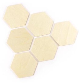 Graine Creative Graine Créative zakje van 30 hexagonale vormen te decoreren