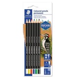 Staedtler Staedtler Lumocolor permanent kleurpotlood, 6 kl.