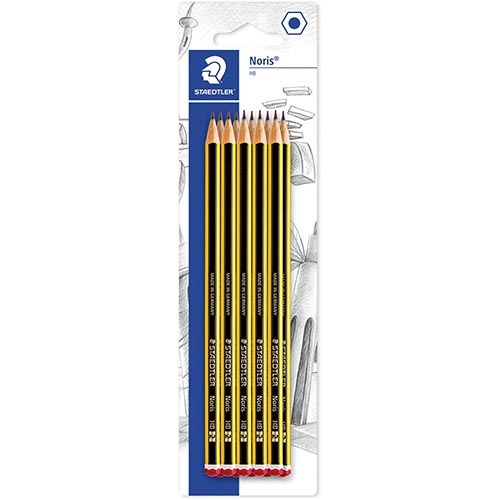 Staedtler Staedtler grafietpotlood Noris HB, blister van 10 stuks