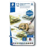 Staedtler Staedtler aquarel potlood, metalen doos met 12 kleuren