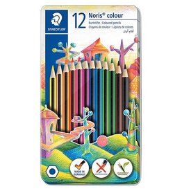 Staedtler Staedler kleurpotloden Noris Colour, metalen doos 12 stuks