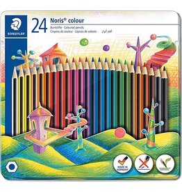 Staedtler Staedler kleurpotloden Noris Colour, metalen doos 24 stuks