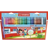 Stabilo STABILO power viltstift, etui van 30 stuks, assorti