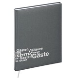 Pagna gastenboek, donkergrijs