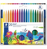 Staedtler Staedtler Viltstift Noris 326, 20 stiften in een kartonnen