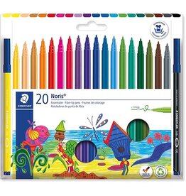 Staedtler Staedtler Viltstift Noris 326, 20 stiften in een kartonnen