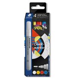 Staedtler Staedtler Lumocolor krijtmarker, set van 4