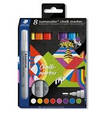 Staedtler Staedtler Lumocolor krijtmarker, set van 8