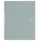 Oxford Oxford Origin spiraalschrift, ft A4+, 140 bladzijden, gelijnd, grijs