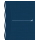 Oxford Oxford Origin spiraalschrift, ft A4+, 140 bladzijden, geruit 5 mm, blauw