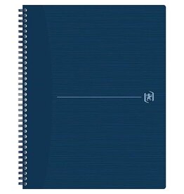 Oxford Oxford Origin spiraalschrift, ft A4+, 140 bladzijden, geruit 5 mm, blauw