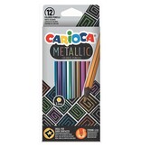 Carioca Carioca kleurpotlood Metallic, 12 st. in een kartonnen etui