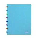 Atoma Atoma Tutti Frutti schrift, ft A5, 144 bladzijden, commercieel geruit, transparant blauw