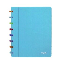 Atoma Atoma schrift Tutti Frutti A5, commercieel transparant blauw