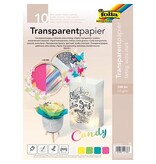Folia Folia transparant papier, 10 vel in 5 geassorteerde kl.