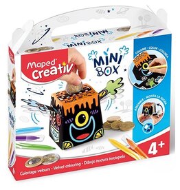 Maped Maped Creativ Mini Box kleuren op velours, knutselkoffer