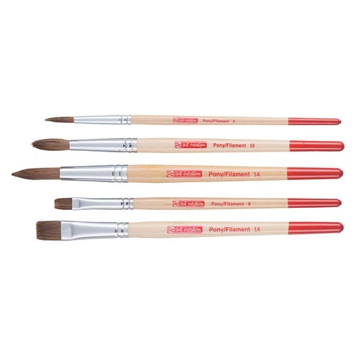 Talens Art Creation Talens Art Creation aquerelpenselenset polyester, 5 penselen