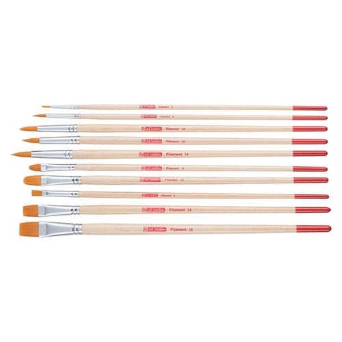 Talens Art Creation Talens Art Creation penselenset polyester geassorteerd, set met 10 penselen