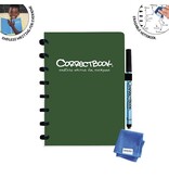 Correctbook Correctbook A5 herbruikbaar notitieboek, blanco (bosgroen)