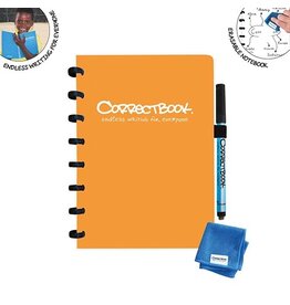 Correctbook Correctbook A5 herbruikbaar notitieboek, blanco (oranje)