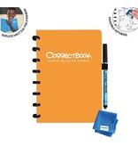 Correctbook Correctbook A5 herbruikbaar notitieboek, gelijnd (oranje)
