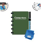 Correctbook Correctbook A6 herbruikbaar notitieboek, gelijnd (bosgroen)