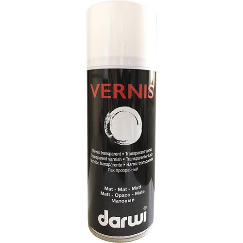 Darwi Darwi vernis, spuitbus van 400 ml, mat