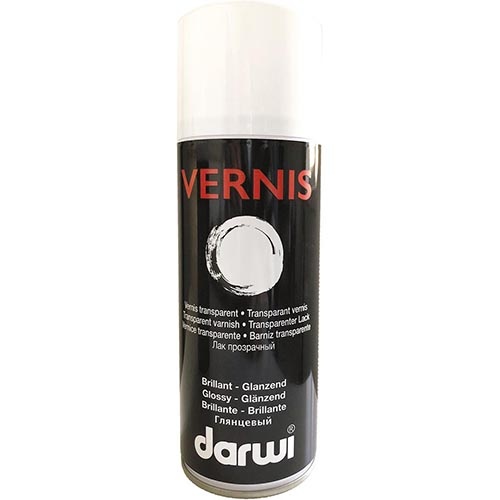 Darwi Darwi vernis, spuitbus van 400 ml, glanzend