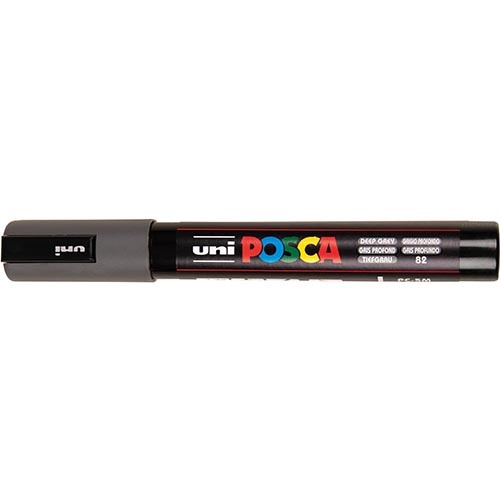 Posca Uni POSCA paintmarker PC-5M, 1,8 - 2,5 mm, diepgrijs