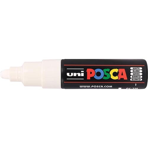 Posca Uni POSCA paintmarker PC-7M, 4,5 - 5,5 mm, wit