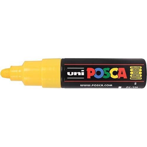 Posca Posca paintmarker PC-7M geel