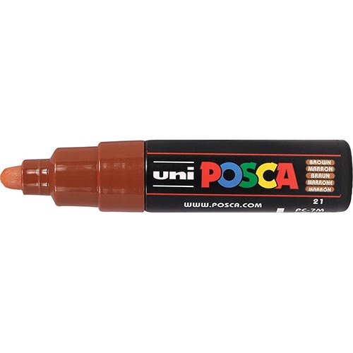 Posca Uni POSCA paintmarker PC-7M, 4,5 - 5,5 mm, bruin