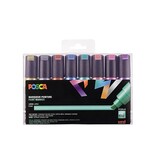 Posca Uni POSCA paintmarker PC-8K, 8 mm, etui van 8 stuks, in geassorteerde metallic kleuren