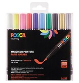 Posca Uni POSCA paintmarker PCF-350, 1 - 10 mm, etui van 10 geassorteerde kleuren