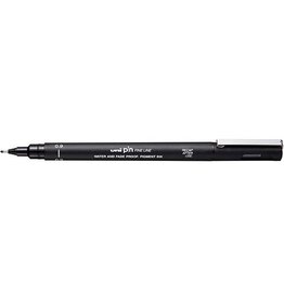 Uni-ball Uni Pin fineliner, ronde punt, 0,9 mm, zwart