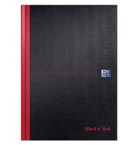 Oxford Oxford BLACK N' RED gebonden boek, 192 bladzijden, A4 [5st]