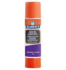Elmer's Elmer's verdwijnende lijmstick van 22 g, op blister, paars