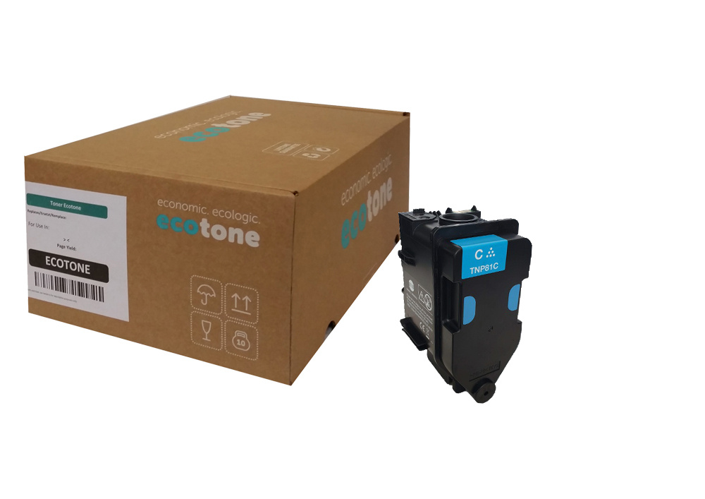 Ecotone Konica Minolta TNP-81C (AAJW452) toner cy 9K (Ecotone) CC