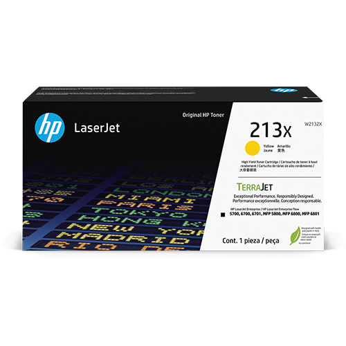 HP HP 213X (W2132X) toner yellow 6000 pages (original)