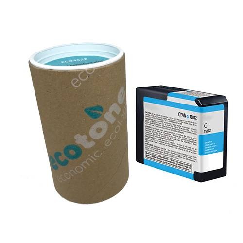 Ecotone Epson T5802 (C13T580200) ink cyan 84ml (Ecotone) RC