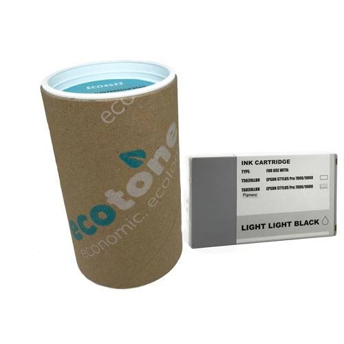 Ecotone Epson T6039 (C13T603980) ink l. l. black 226ml (Ecotone) RC