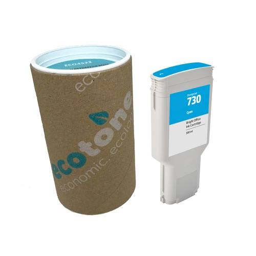 Ecotone Ecotone ink (replaces HP 730 P2V68A) cyan 300ml CC