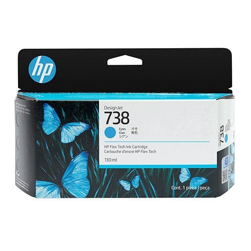HP HP 738 (498N5A) ink cyan 130ml (original)