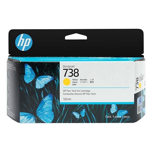 HP HP 738 (498N7A) ink yellow 130ml (original)