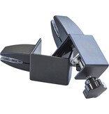 Smit Visual Smit Visual metalen bureauklem, zwart, set van 2 stuks