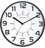 Unilux Unilux Pop wandklok, diameter 30 cm, zwart