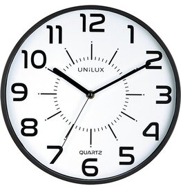 Unilux Unilux Pop wandklok, diameter 30 cm, zwart