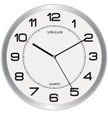 Unilux Unilux Magnet wandklok, magnetisch, diameter 30,5 cm, grijs-wit