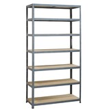 Avasco Avasco rek Strong Tower XL, ft 222 x 120 x 45 cm, 7 legborden, grijs