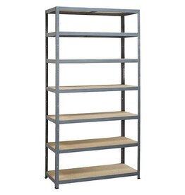 Avasco Avasco rek Strong Tower XL, ft 222 x 120 x 45 cm, 7 legborden, grijs